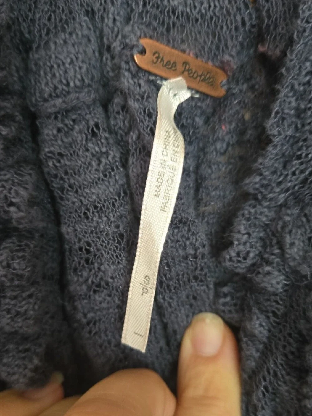 Free People smocked neckline
